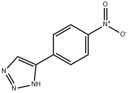 4-(4-Nitrophenyl)-1H-1,2,3-triazole,6111-97-3,结构式