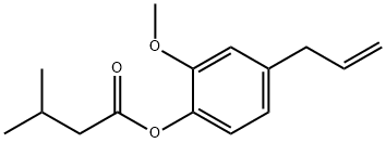 4-allyl-2-methoxyphenyl isovalerate 结构式