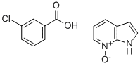 7-Hydroxy-1H-pyrrolo[2,3-b]pyridinium  3-chlorobenzoate Structure