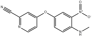 2-Pyridinemethanol, 4-[4-(methylamino)-3-nitrophenoxy]- Structure