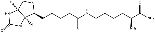 H-LYS(ビオチニル)-NH2 化学構造式