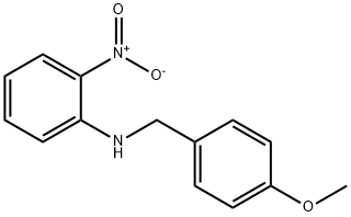 N-(4-METHOXYBENZYL)-2-NITROANILINE Struktur