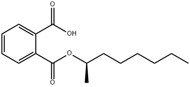 Phthalic acid hydrogen 1-[(1R)-1-methylheptyl] ester,6114-56-3,结构式