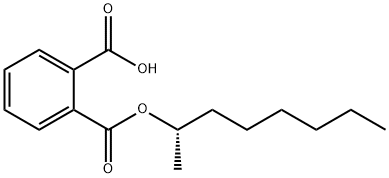 Phthalic acid hydrogen 1-[(1S)-1-methylheptyl] ester Struktur