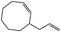 3-(2-Propenyl)cyclooctene 结构式