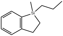 2,3-Dihydro-1-methyl-1-propyl-1-sila-1H-indene Structure