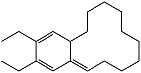 2,3-Diethyl-4a,5,6,7,8,9,10,11,12,13-decahydrobenzocyclododecene 结构式