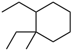 1,2-Diethyl-1-methylcyclohexane 结构式