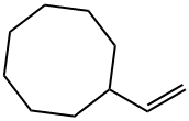 乙烯基环辛烷, 61142-41-4, 结构式
