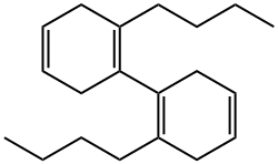 2,2'-Dibutyl-1,1'-bi(1,4-cyclohexadiene) 结构式