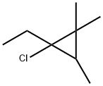 1-Chloro-1-ethyl-2,2,3-trimethylcyclopropane 结构式