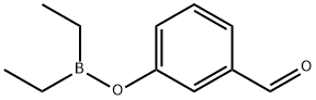 Diethyl(3-formylphenyloxy)borane Struktur