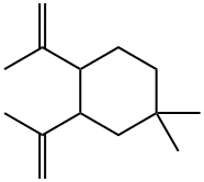 1,1-Dimethyl-3,4-bis(1-methylethenyl)cyclohexane Structure