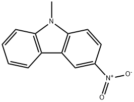 9-甲基-3-硝基-9H-咔唑 结构式