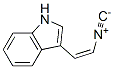 3-[(Z)-2-イソシアノエテニル]-1H-インドール 化学構造式