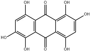 1,2,4,5,6,8-Hexahydroxyanthracene-9,10-dione Structure
