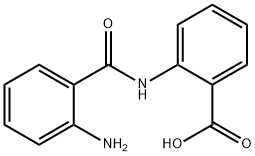 2-(邻氨基苯甲酰胺)苯甲酸, 612-34-0, 结构式