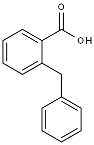 2-ベンジル安息香酸 化学構造式