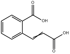 2-CARBOXYCINNAMIC ACID Structure