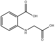 N-(2-CARBOXYPHENYL)GLYCINE Struktur