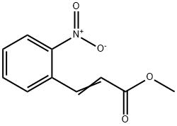 2 - 硝基苯丙烯酸甲酯 结构式