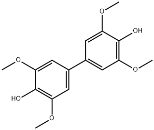 3,3',5,5'-Tetramethoxy-1,1'-biphenyl-4,4'-diol Structure