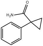 1-苯基环丙烷甲酰胺, 6120-96-3, 结构式