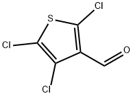3-Thiophenecarboxaldehyde, 2,4,5-trichloro- Structure