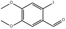 2-碘-4,5-二甲氧基苯甲醛,61203-53-0,结构式