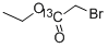 溴乙酸乙酯-1-13C,61203-71-2,结构式