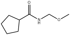 Cyclopentanecarboxamide, N-(methoxymethyl)- (9CI) Structure