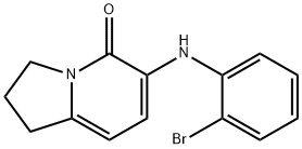 6-(2-BROMOPHENYLAMINO)-2,3-DIHYDRO-1H-INDOLIZIN-5-ONE Structure