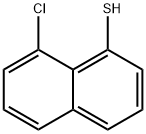 8-クロロ-1-ナフタレンチオール 化学構造式