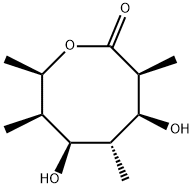 2-Oxocanone, 4,6-dihydroxy-3,5,7,8-tetramethyl-, (3S,4S,5R,6R,7R,8R)- (9CI) Structure
