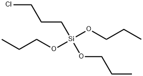 (3-クロロプロピル)トリプロポキシシラン 化学構造式