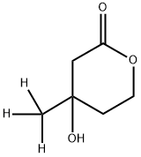 DL-MEVALONIC-METHYL-D3 LACTONE, 61219-76-9, 结构式