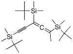 (2,3-Hexadien-5-yne-2,4,6-triyl)tris[dimethyl(1,1-dimethylethyl)silane] 结构式