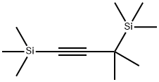 Silane, (3,3-dimethyl-1-propyne-1,3-diyl)bis[trimethyl- Structure