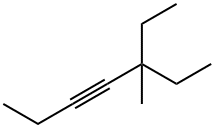 5-Ethyl-5-methyl-3-heptyne. Structure