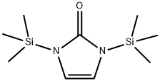 1,3-Dihydro-1,3-bis(trimethylsilyl)-2H-imidazol-2-one Struktur