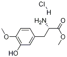 L-Tyrosine, 3-hydroxy-O-Methyl-, Methyl ester, hydrochloride 结构式