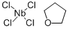 塩化ニオブ(IV)テトラヒドロフラン錯体 化学構造式
