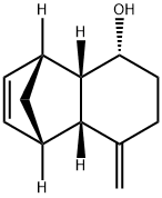 1,4-Methanonaphthalen-5-ol,1,4,4a,5,6,7,8,8a-octahydro-8-methylene-,(1S,4R,4aS,5R,8aR)-(9CI) Structure