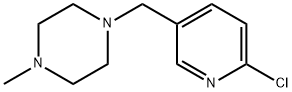 1-[(6-chloropyridin-3-yl)methyl]-4-methylpiperazine Structure