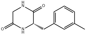 2,5-Piperazinedione, 3-[(3-methylphenyl)methyl]-, (3S)- (9CI) Structure