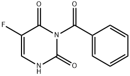 5-Fluoro-3-benzoylpyrimidine-2,4(1H,3H)-dione,61251-77-2,结构式