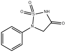 5-苯基-1,2,5-噻二唑烷-3-酮 1,1-二氧化物,612530-44-6,结构式