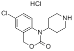 6-CHLORO-1-(PIPERIDIN-4-YL)-1,4-DIHYDRO-2H-3,1-BENZOXAZIN-2-ONE HYDROCHLORIDE Structure