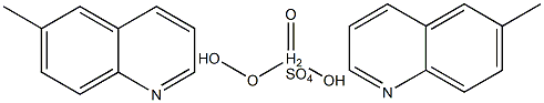 6-METHYLQUINOLINE, SULFATE 结构式