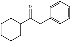 1-シクロヘキシル-2-フェニルエタノン 化学構造式